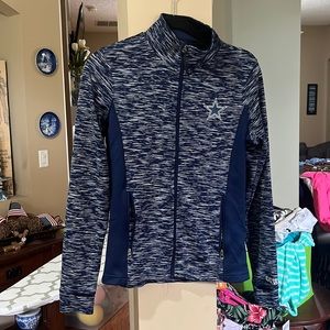 Ladies Dallas Cowboys zip front jacket